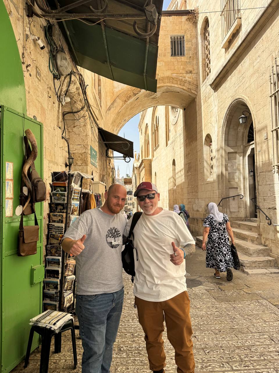 Pastor Michael Chamberlain and ministry partners in Israel